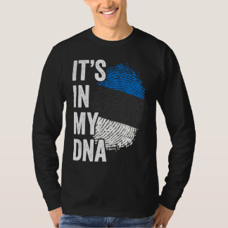 ES STECKT IN MEINER DNA Estland Flagge Estnische W T-Shirt
