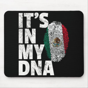 Es Steckt In Meiner Dna Mexikanisch Mexiko Flagge Mousepad