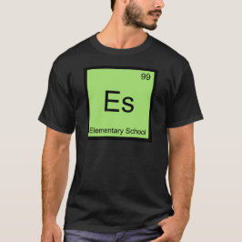 Es - Symbol T für elementare Chemie in der Schule T-Shirt