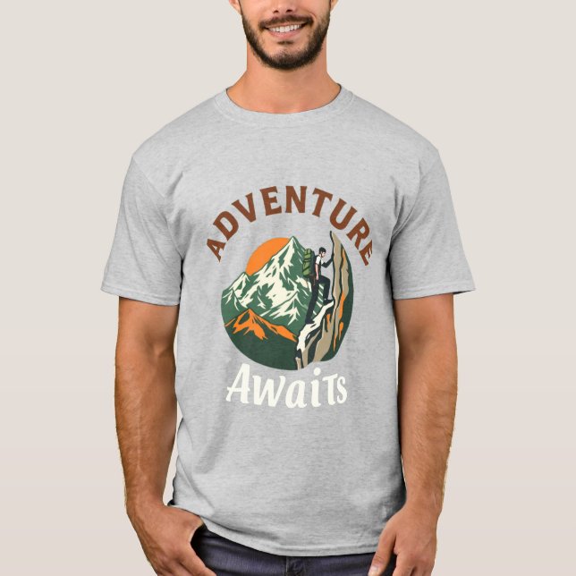 Es-Tu Prêt ?" T-shirt Voyage & Explorateur (Devant)