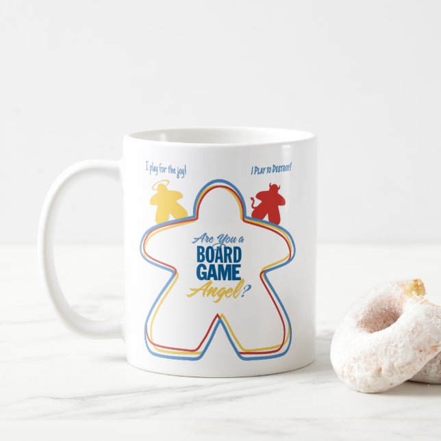 Es-tu un ange de jeu de société ? Mug (Avec donut)