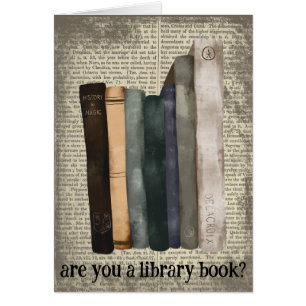 Es-tu un livre de bibliothèque ? Valentine vintage