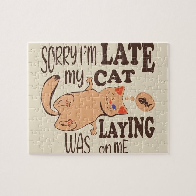 Es tut mir leid, dass ich zu spät dran bin (Horizontal)