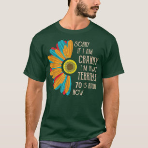 Es tut mir leid, wenn ich in meinem schrecklichen  T-Shirt