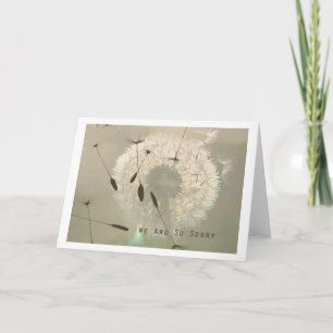Es tut uns so leid karte