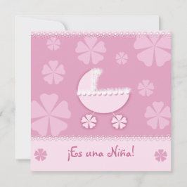 Es una Niña 01 - Invitación Einladung