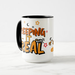 Es wahnsinnig lustige Halloween Stars präsent Tasse