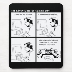 "Es war das Beste der Zeiten" mousepad