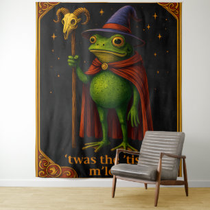 Es war das 'Tismus M'Lord Frosch Meme Autismus-Bew Wandteppich