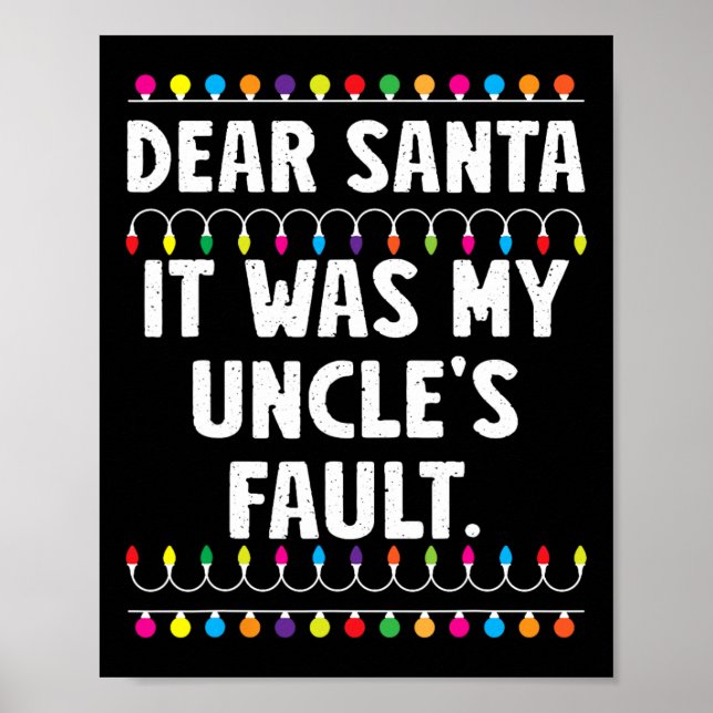 Es war das unangenehme Weihnachtsfest meines Onkel Poster (Vorne)