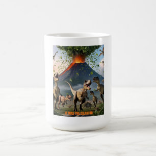 Es war die Cilantro-Funny Dinosaur-Tasse Kaffeetasse
