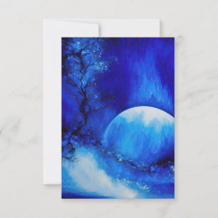 ES WAR EIN BLAUER MOON DANKESKARTE