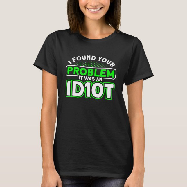 Es war ein Entwickler von Idiot-Programmierern T-Shirt (Vorderseite)
