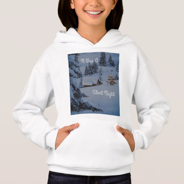 Es war eine stille Nacht Hoodie (Vorderseite)
