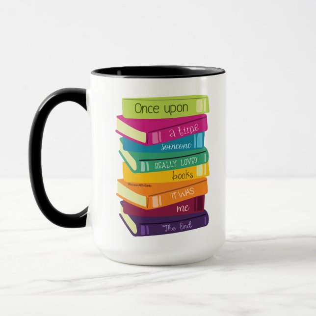 Es War Einmal, Als Jemand Bücher Liebte Tasse (Links)