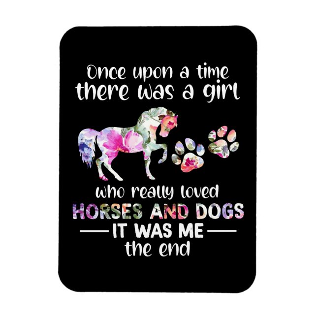 Es war einmal ein Mädchen, das Pferd liebte Magnet (Vertikal)