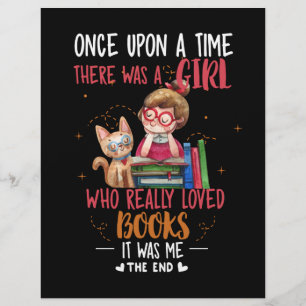 Es war einmal ein Mädchen, das wirklich Bücher mac Flyer