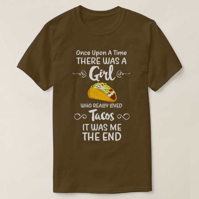 Es war einmal ein Mädchen, das wirklich liebte T-Shirt (Design vorne)