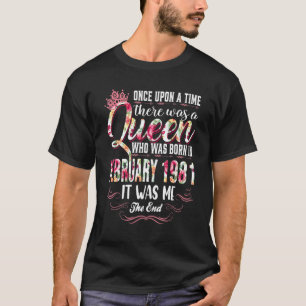 Es war einmal eine Königin im Februar 1981 B T-Shirt