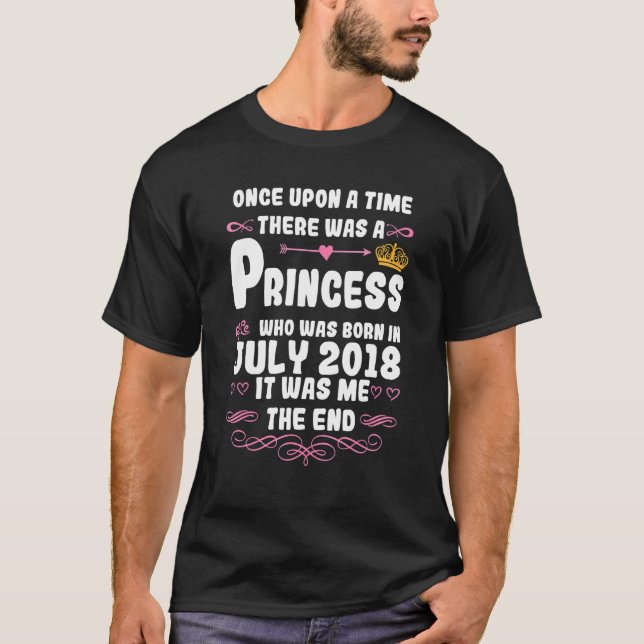 Es war einmal eine Prinzessin im Juli 2018, T-Shirt (Vorderseite)