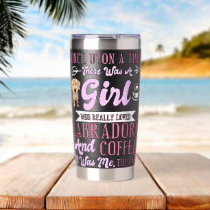 Es war einmal Labrador-Coffee Yellow Lab Geschenk Thermobecher