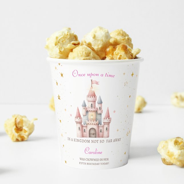 Es war einmal, Prinzessin Geburtstag Pappbecher (Von Creator hochgeladen)