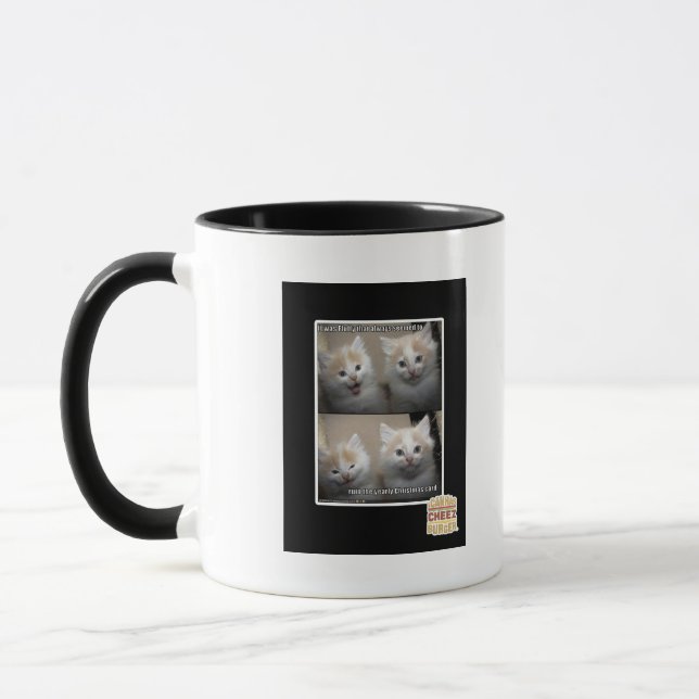 Es war Fluffy Tasse (Links)