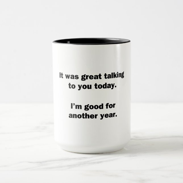 Es war großartig zu reden tasse (Zentrum)