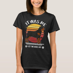 Es war ich, ich habe die Hunde aus Rottweiler Hund T-Shirt