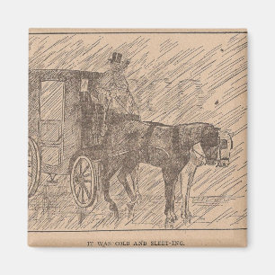 Es war kalte schwarze Schönheit Magnet