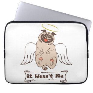 Es war kein lustiges Zitat von "Ich-Engel-Mops" Laptopschutzhülle