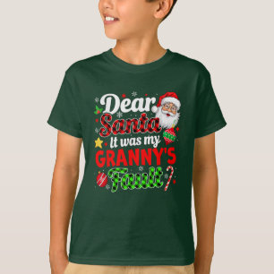Es war mein Oma Fault Funny Family Weihnachten T-Shirt