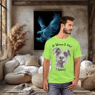 Es war nicht ich! Lustiges Hund-T-Shirt - Ich schw T-Shirt