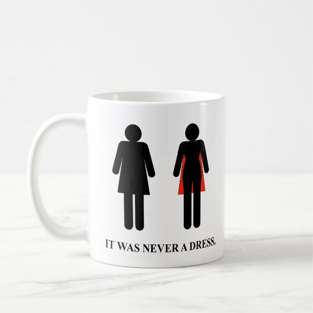 Es war nie ein Kleid - Tasse (Links)