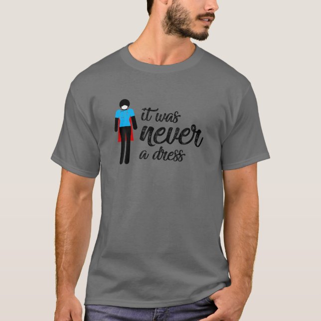 Es war nie ein weiblicher Oberarzt Med T-Shirt (Vorderseite)