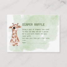 Es wird bald wilde Safari-Dschungel-Windeln-Raffle