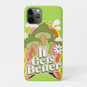 Es wird besser Good Vibes & Groovy Feels Retro C Case-Mate iPhone Hülle