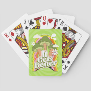 Es wird besser Gute Vibes & Groovy fühlt sich ku Spielkarten