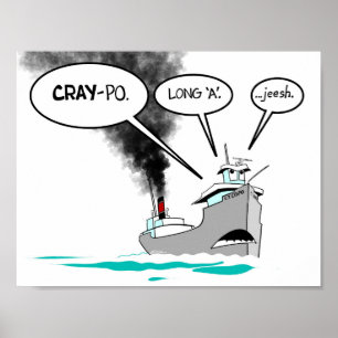 Es wird CRAY-po ausgesprochen Poster