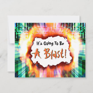 Es wird ein Blast!Einladung Einladung