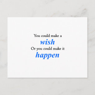 Es wird geschehen postkarte