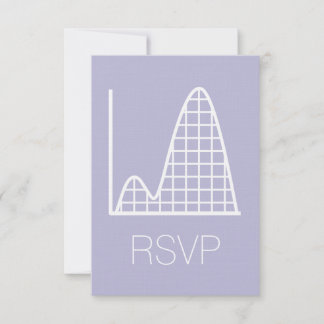 Es wird in der Lavendel RSVP-Karte hinzugefügt RSVP Karte