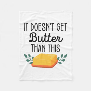 Es wird nicht butteriger als dieses lustige Thanks Fleecedecke