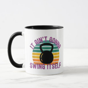 Es wird nicht von alleine schwingen Lustige Kettl Tasse