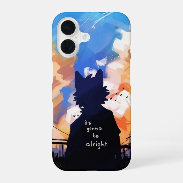 Es wird schon gut gehen C iPhone 16 Hülle (Rückseite)