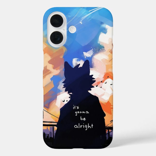 Es wird schon gut gehen C iPhone 16 Hülle (Rückseite)
