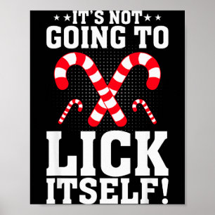 Es wird sich nicht selbst lecken Erwachsener lusti Poster