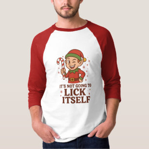 Es wird sich nicht selbst lecken Raglan T-Shirt