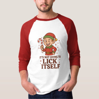 Es wird sich nicht selbst lecken Raglan T-Shirt