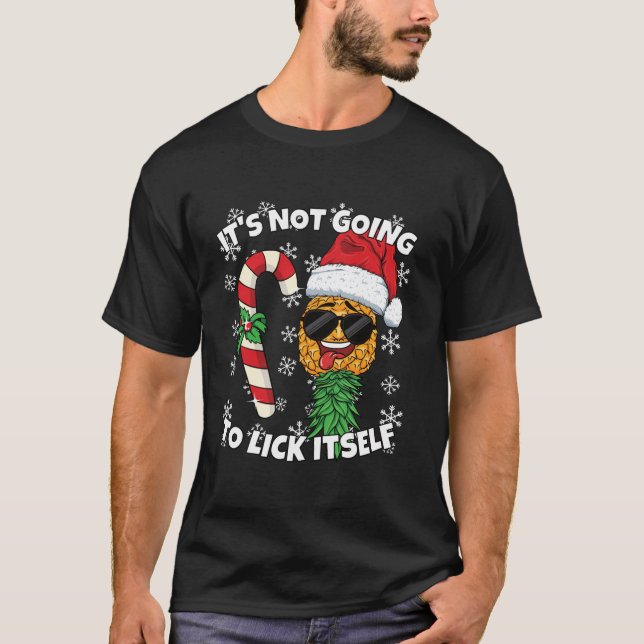 Es wird sich nicht selbst Weihnachtsschwätzchen mö T-Shirt (Vorderseite)